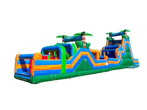 70 Foot Jungle Obstacle Course