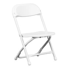 Kids White Folding Chair
