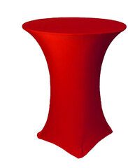 Red Spandex Cocktail Table Linen