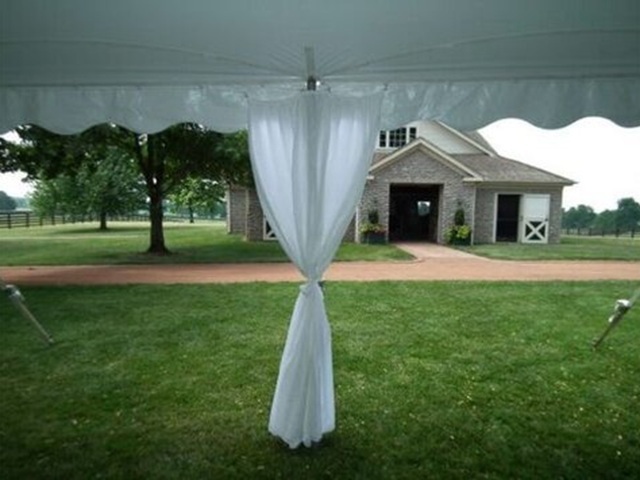 Tent Pole Drapes