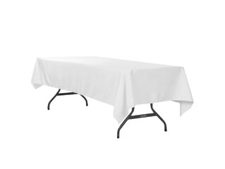 White Rectangle Table Cover