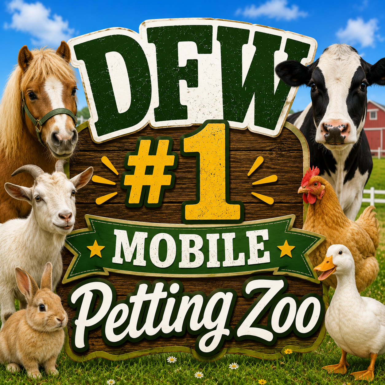 DUBB PALZ - DFW #1 Mobile Petting Zoo